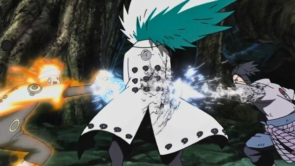 Naruto, Sasuke, & Sakura VS Madara