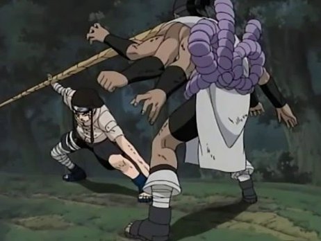 Neji VS Kidomaru