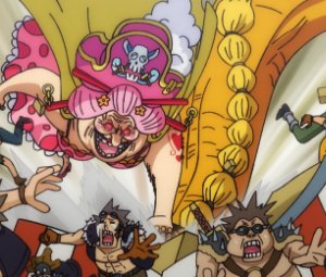 Queen & Luffy VS Big Mom