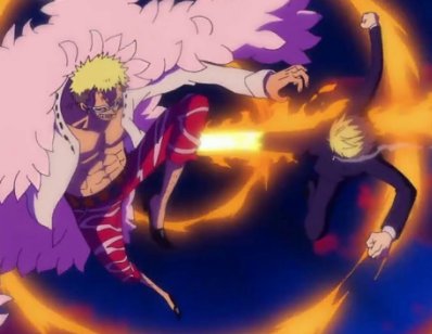 Sanji VS Doflamingo