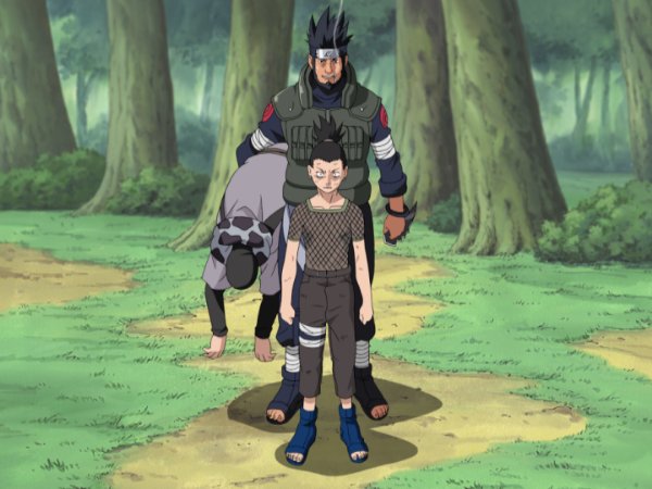 Shikamaru & Asuma VS Sound Ninja