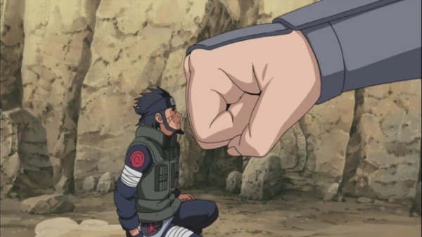 Shikamaru, Choji, & Ino VS Asuma