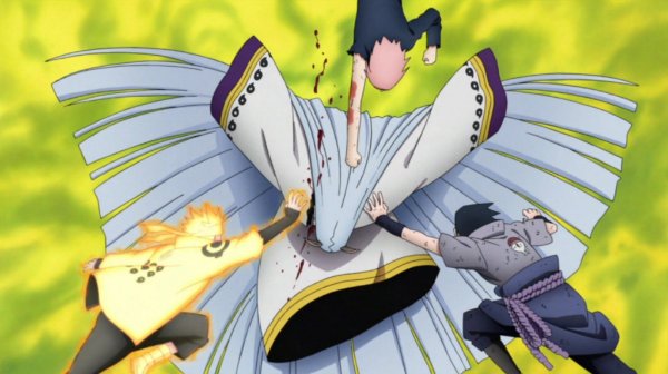 Team 7 & Obito VS Kaguya