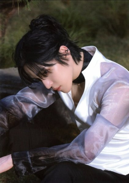black ponytail