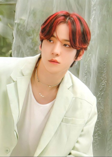 black with red streaks