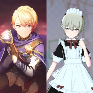 knight x maid