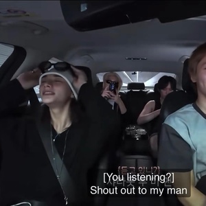 "shout out to my man"