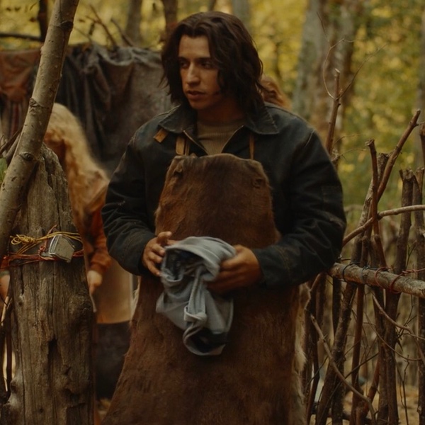 Deer pelt apron