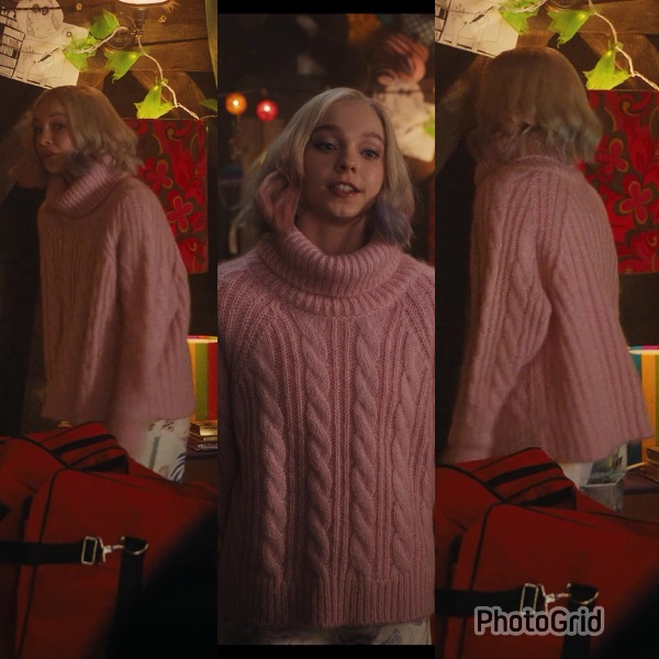enid s1 pink sweater