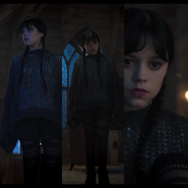 wednesday s2 grey sweater