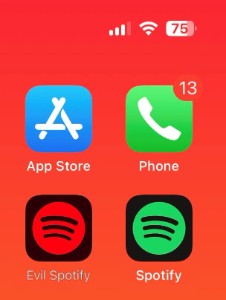 Evil Spotify.