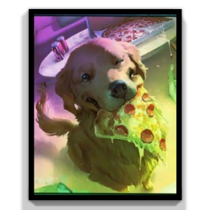 Lucky the Pizza Dog