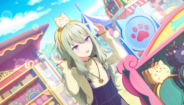 Wearing a Cute Headband