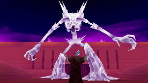 Ice Colossus and Hades (Kingdom Hearts Birth by Sleep)