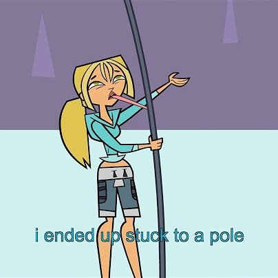 Stuck To A Pole