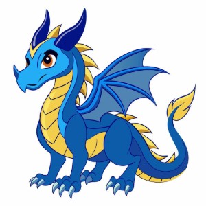 Yongyong/Blue Dragon Mascot