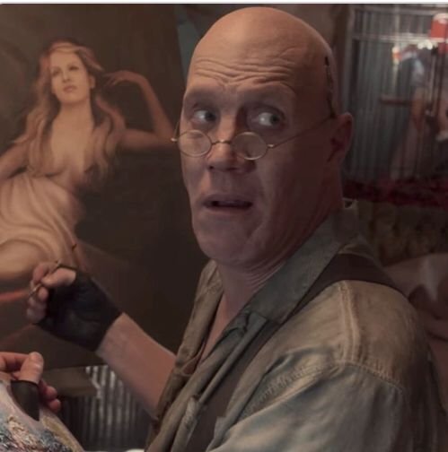 Bald man