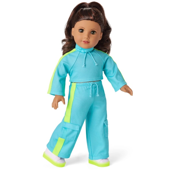 Maritza's Neon Stripe Outfit