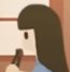 Girl in blue (Nom Nom Yum Cut Rope Feed Sushi)