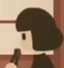 Girl in brown (Nom Nom Yum Cut Rope Feed Sushi)