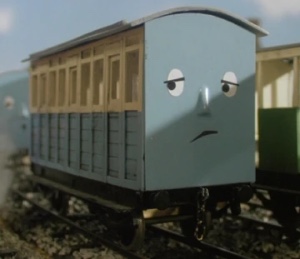 Blue Narrow Gauge Coach