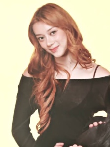 ginger curly hair
