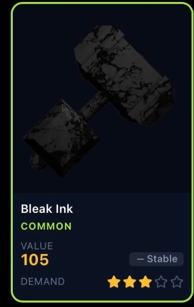Bleak ink