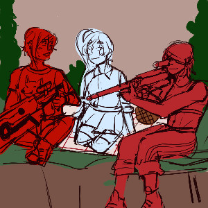 Royal Snipers (Ruby/Weiss/May Zedong)