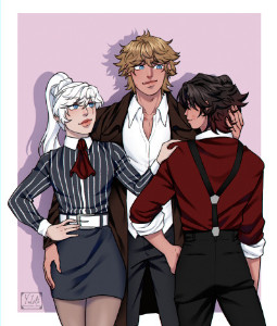 Strawnana on ice (Ruby/Weiss/Sun)