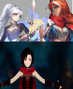 Whiterose of the Desert (Ruby/Weiss/Carmine)
