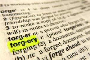 FORGERY.