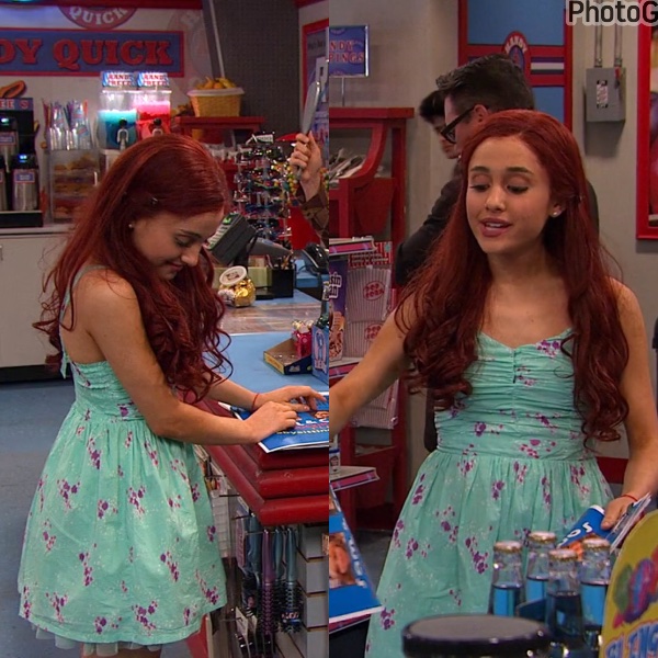tealish dress
