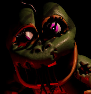 Shattered Happpy Frog