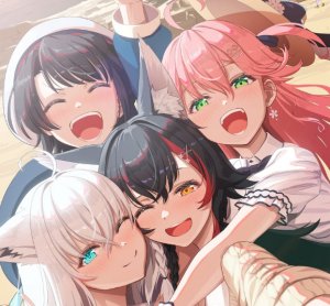 FubuSubuMioMiko-Fubuki X Subaru X Mio X Miko
