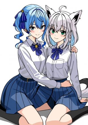 Northern Lights- Suisei X Fubuki