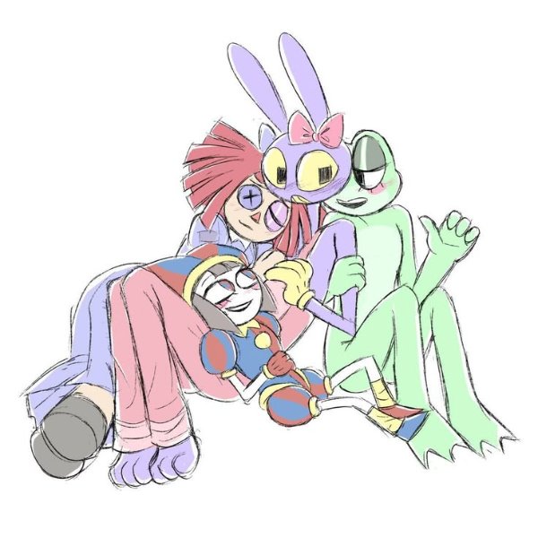 Jax × Ribbit × Pomni × Ragatha