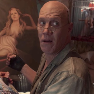 Bald man with the long nose