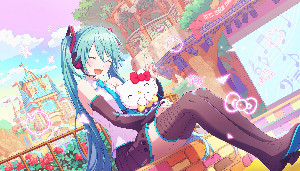 feat. Hello Kitty (untrained)