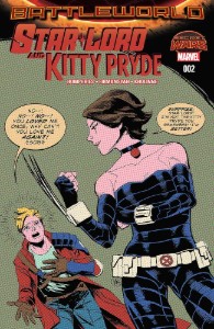 Star-Lord and Kitty Pryde