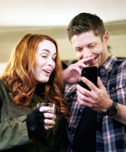 Jensen and Felicia Day