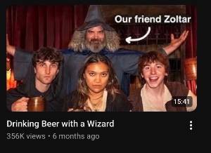 Drinking Beer with a Wizard