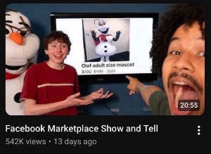 Facebook Marketplace Show and Tell