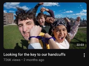 Looking for the key to our handcuffs