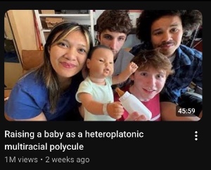 Raising a baby as a heteroplatonic multiracial polycule