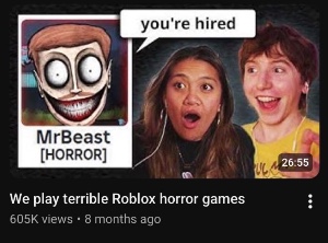 We play terrible Roblox horror games