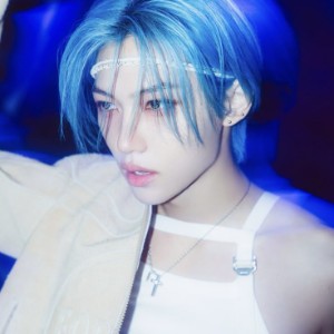 Felix blue hair
