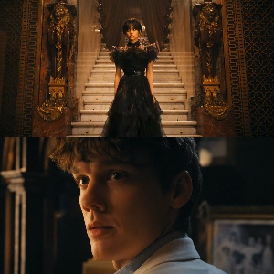 down the staircase