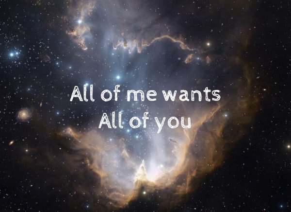 All of Me Wants All of You