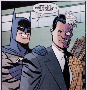 TWOBATS (Two-Face/Batman)