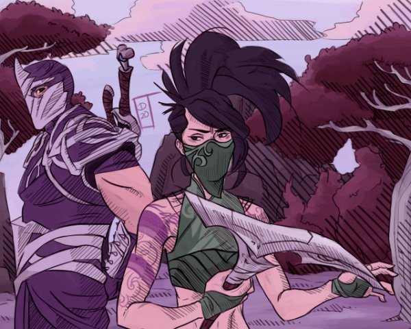 Shen x Akali